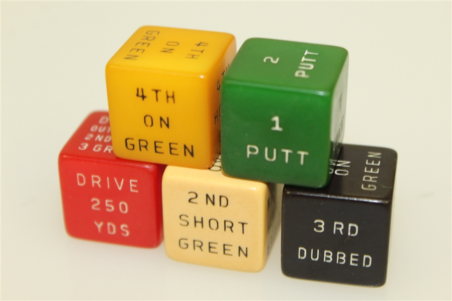 Classic Galloping Golf. Pat Pend. Swift Dice Game with Instructions