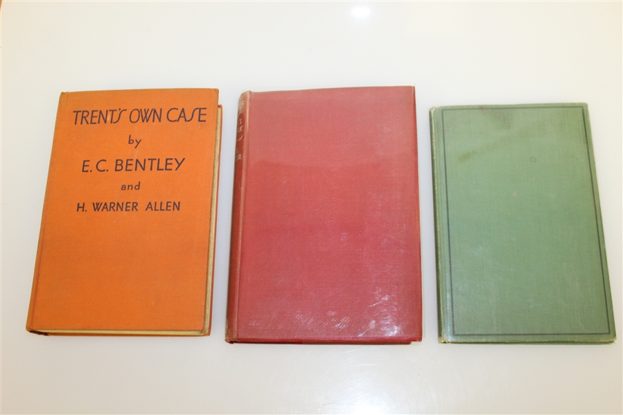 'Golf: My Life's Work (J.H. Taylor)', 'First Steps to Golf (Brown)', & 'Trent's Own Case (Bentley & Allen)'
