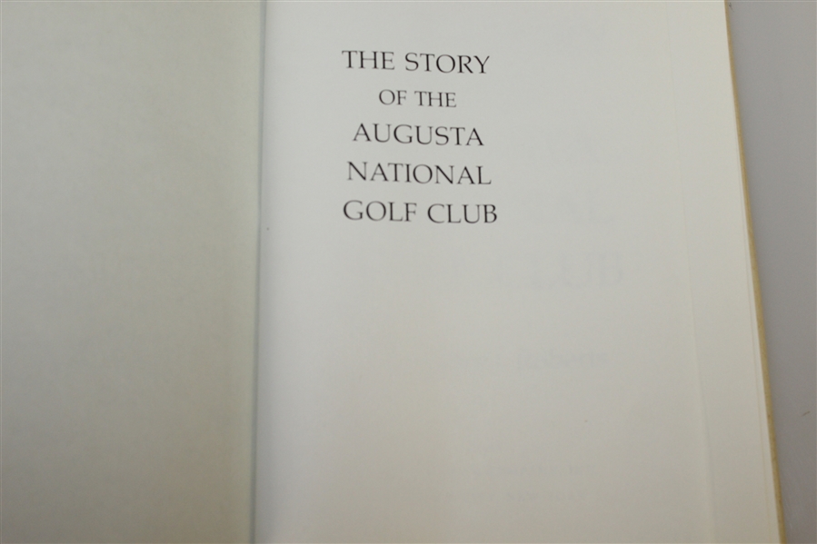 'The Story of Augusta National' & 'Augusta National & The Masters' Books - Roth Collection