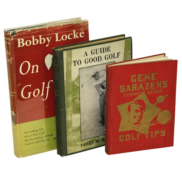 'Common Sense Golf Tips' , 'Bobby Locke on Golf', & 'A Guide to Good Golf' Books - Roth Collection