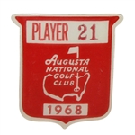 1968 Masters Champion Bob Goalbys Tournament Contestant Badge #21 - Significant Opportunity!