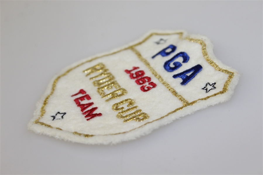 Bob Goalby's 1963 Ryder Cup Matches at East Lake CC USA Team Member Patch