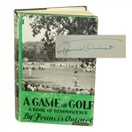 Bob Goalbys Personal A Game of Golf Book Signed by Francis Ouimet JSA ALOA