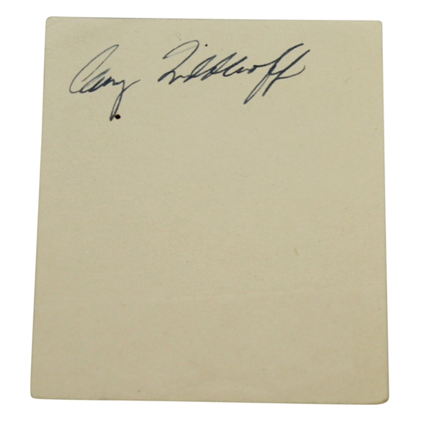 Cary Middlecoff Vintage Signed Album Page JSA ALOA
