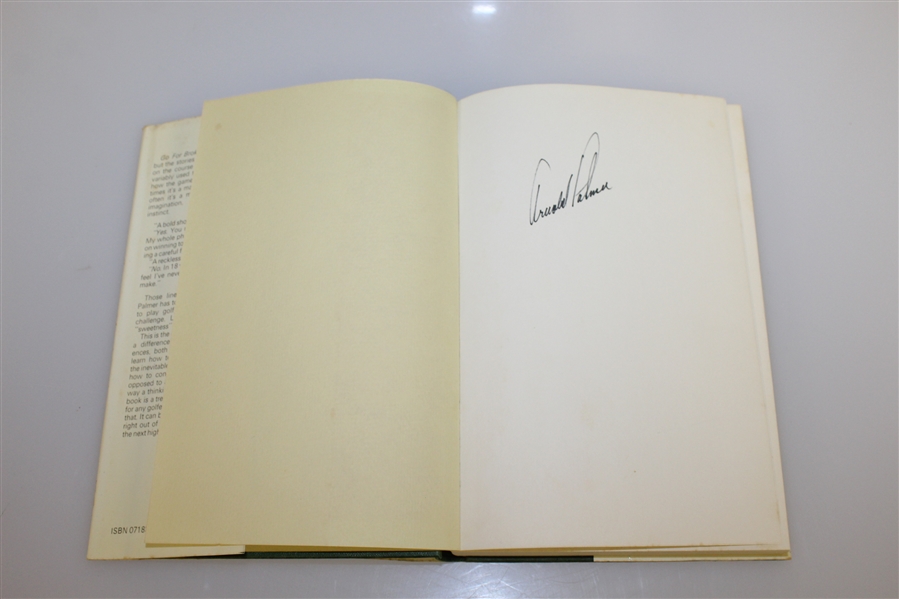 Arnold Palmer Signed 'Go For Broke!' Book JSA ALOA