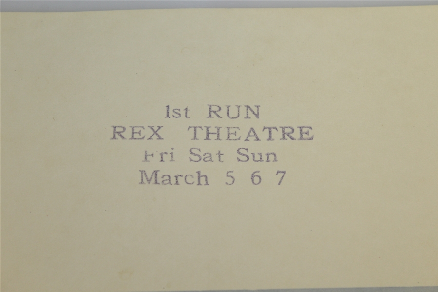 1953 1st Run Rex Theater 'The Caddy' Poster Starring Dean Martin & Jerry Lewis - Reproduction