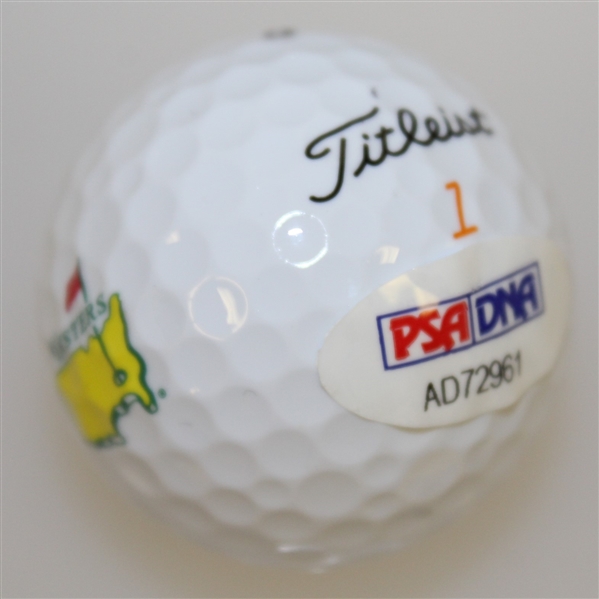 Adam Scott Signed Masters Logo Golf Ball PSA/DNA #AD72961