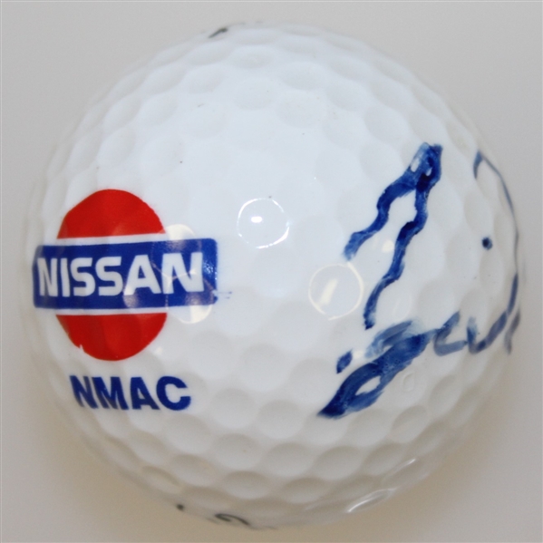 Tiger Woods Signed Nissan Open Logo Golf Ball FULL JSA #Z69849