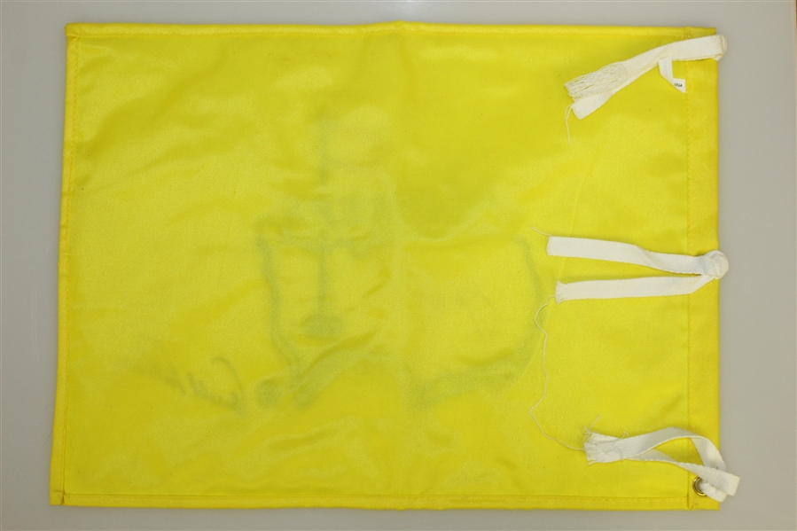 Arnold Palmer & Jack Nicklaus Signed Masters Undated Embroidered Flag JSA #X92739