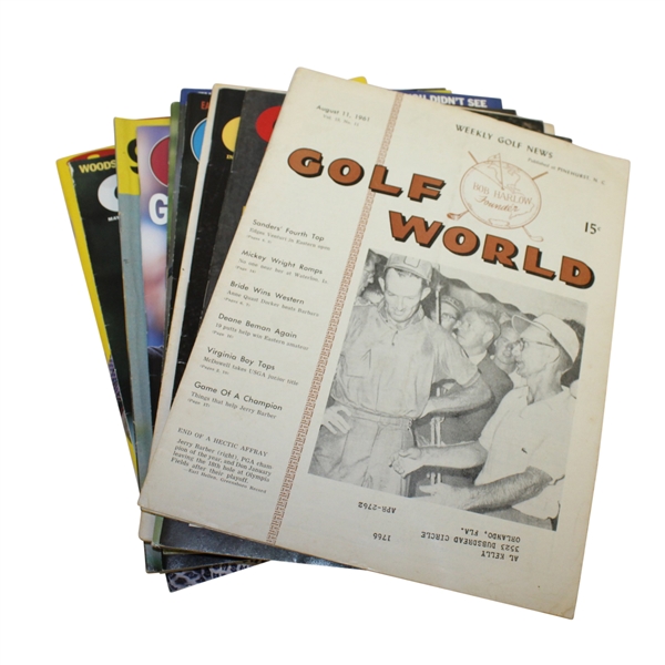 Fourteen Assorted GolfWorld Magazines