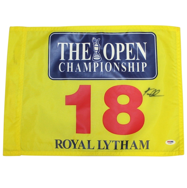 Tom Lehman Signed Open Championship at Royal Lytham Flag PSA/DNA #F12631