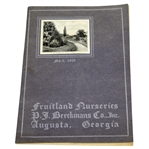 1901 Fruitland Nurseries (Augusta National Grounds) P.J. Berckmans Co. Inc. Catalog