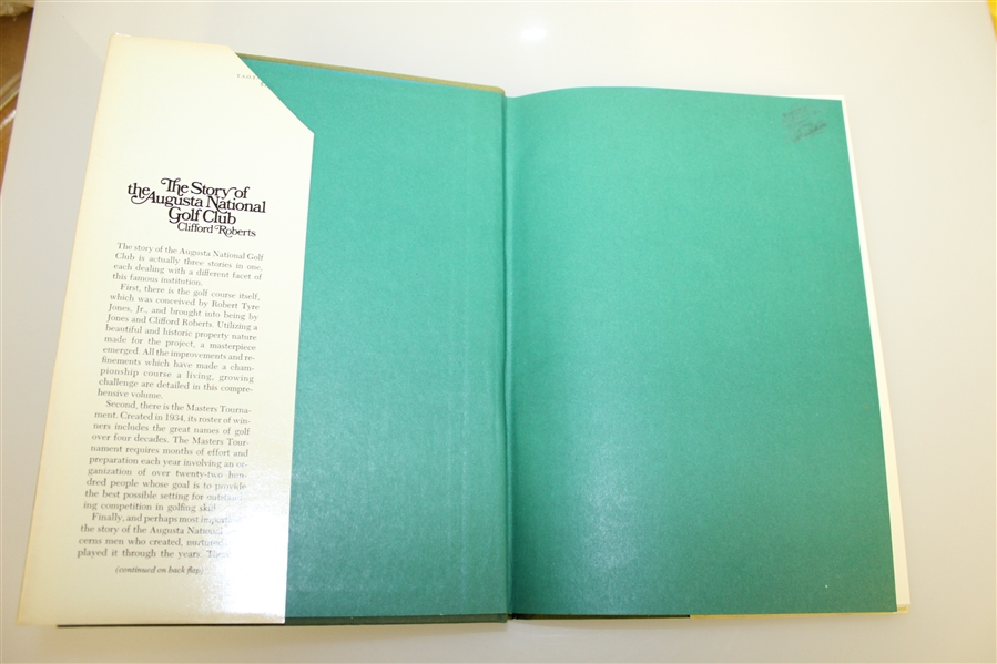 Clifford Roberts Signed 'The Story of the Augusta National Golf Club' JSA ALOA