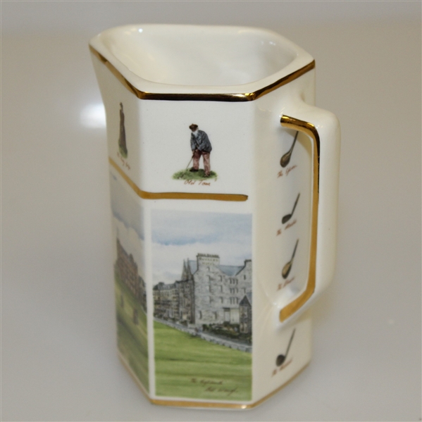 Pointers of London and Edinburgh Handcrafted Creamer Pot with Bill Waugh Artwork