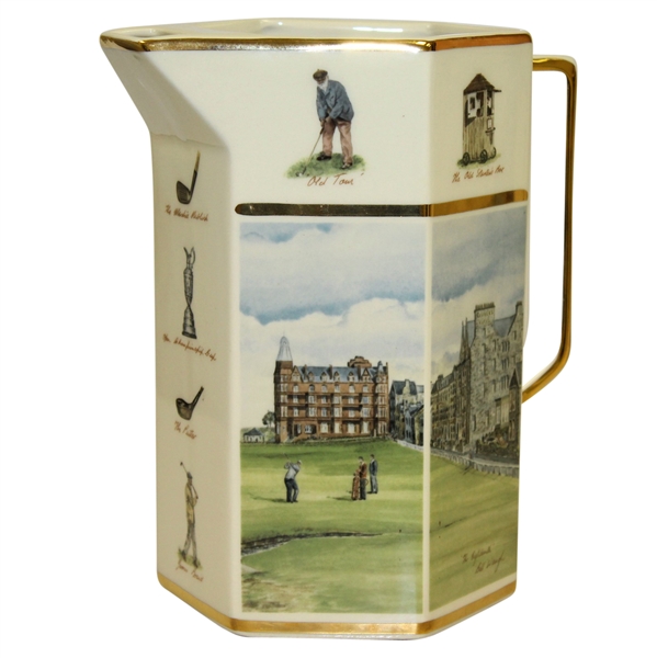 Pointers of London and Edinburgh Handcrafted Pitcher with Bill Waugh Artwork