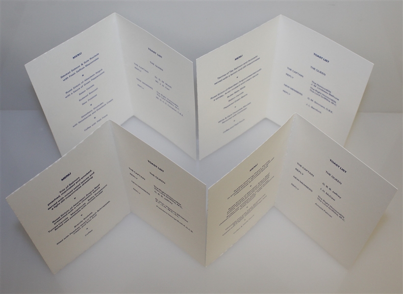 Nine The Royal and Ancient Golf Club of Scotland Annual Dinner Menus - Various Years