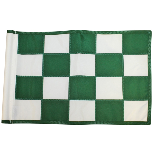 Cypress Point Embroidered Green & White Checkered Course Pin Flag