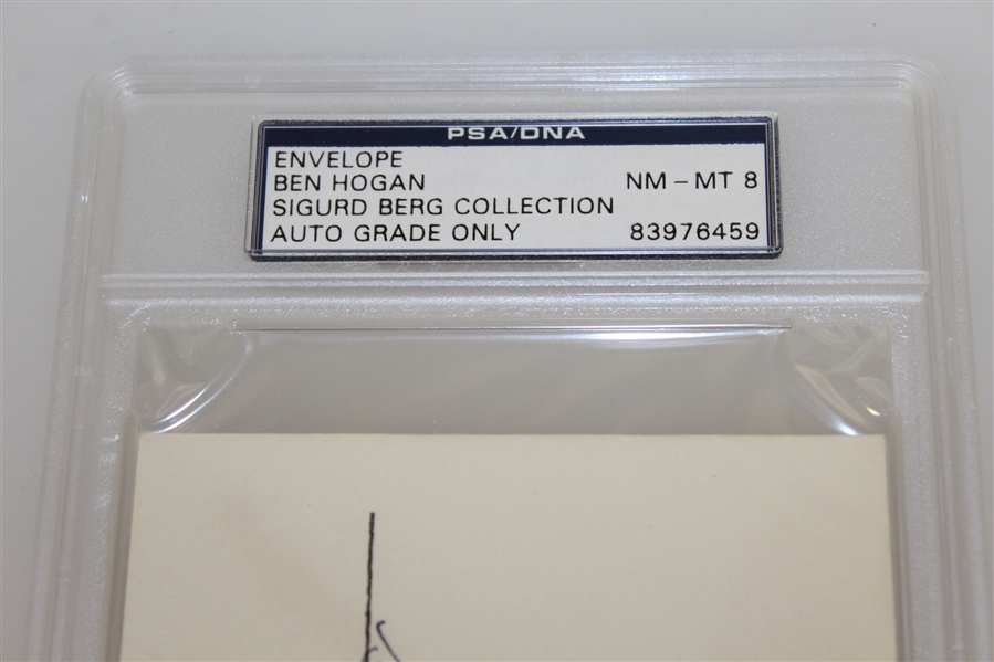 Ben Hogan Signed Envelope - Sigurd Berg Collection - PSA Slabbed NM-MT8 #83979459