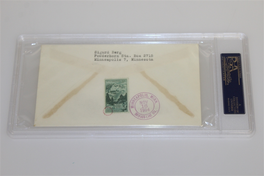 Sam Snead Signed Envelope - Sigurd Berg Collection - PSA Slabbed #83976596