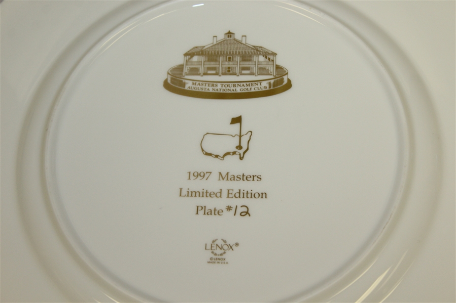 1997 Masters Tournament Lenox Limited Edition Member Plate #12