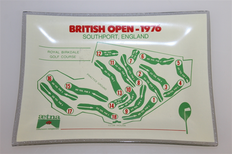 Three OPEN Championship Dishes - 1975 (Carnoustie), 1976 (Birkdale), & 1977 (Turnberry)