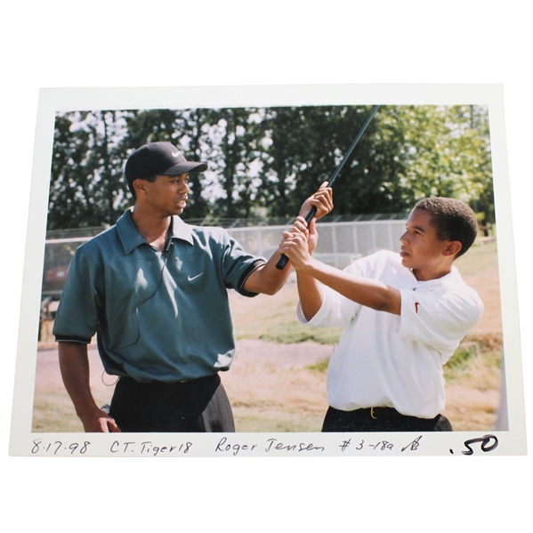 Tiger Woods Original 1998 Instructional Photo