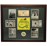 Jack Nicklaus Signed 2000 Flag Ltd Ed Master of the Masters Photo Display 55/100 - Framed JSA ALOA