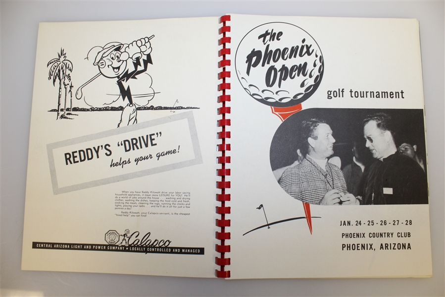 1951 The Phoenix Open at Phoenix Country Club Program - Lew Worsham Winner