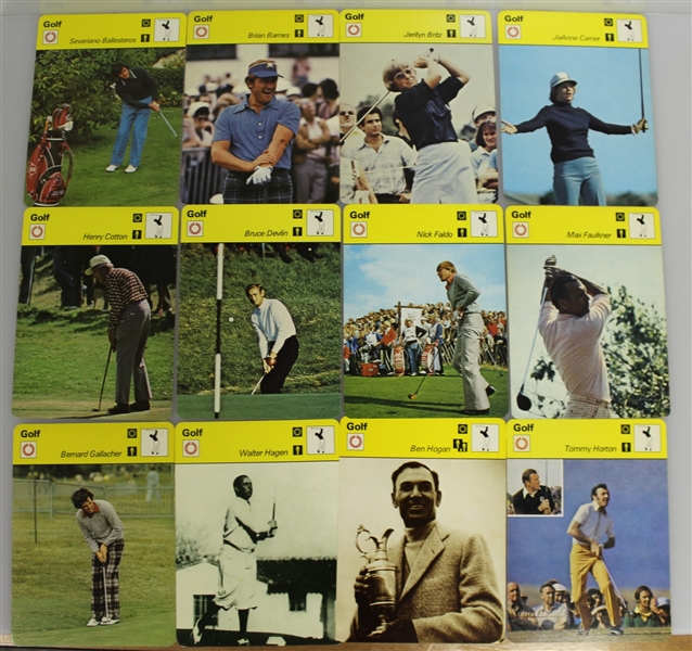 Complete Set of Broadcasters Golf Cards - Grand Slam, World Cup, HoF, Ryder Cup, and More