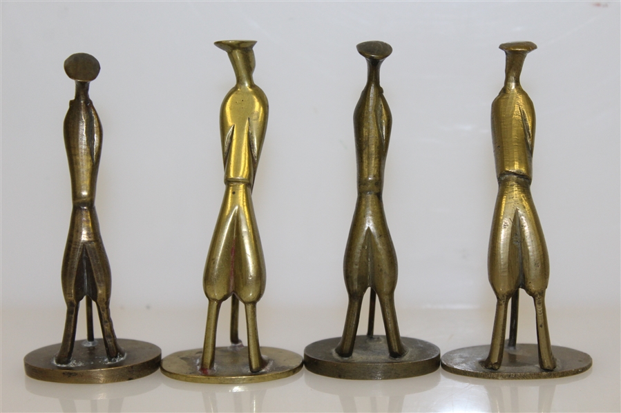 Four Vintage Golf Themed Pipe Tampers - China Brass