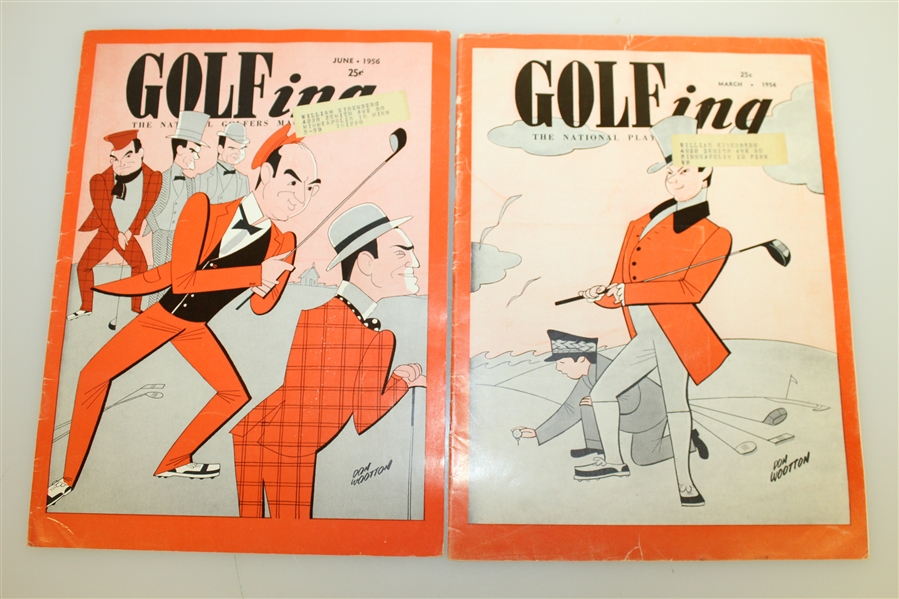 Four 1950's Golfing The National Players Golfing Magazine - 1956 (x3) & 1957