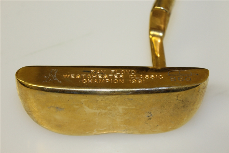 Ray Floyd's GOLD PING Karsten Solheim Awarded Putter (B 60) - 1981 Westchester Classic Win 