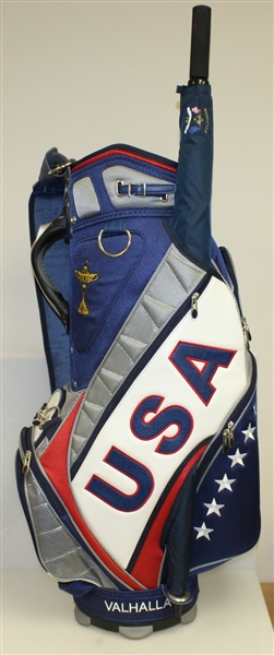 Ray Floyd's Vice Captain 2008 Ryder Cup at Valhalla USA Team Golf Bag & Umbrella