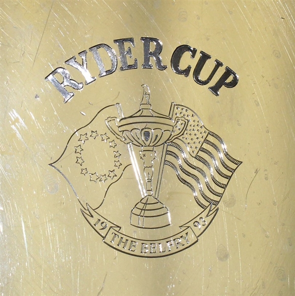 Ray Floyd's 1993 Ryder Cup Silver Plate - Floyd Paced USA Win with 3pts