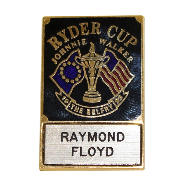Ray Floyd's 1993 Ryder Cup at The Belfry Contestant's Badge