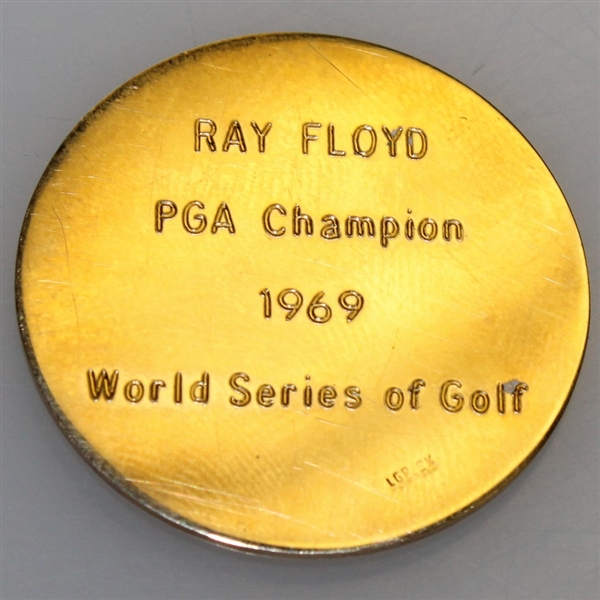 Ray Floyd's World Series of Golf 10k Gold Medal as 1969 PGA Champion