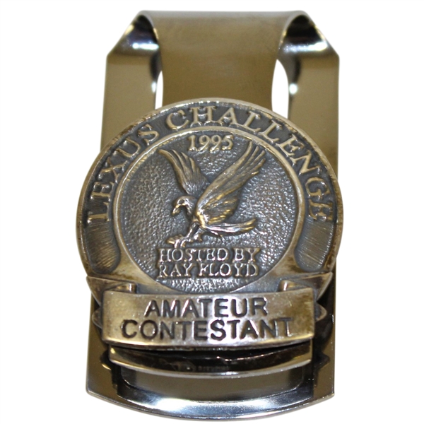 Ray Floyd's Hosted 1995 Lexus Challenge Amateur Contestant Money Clip/Badge
