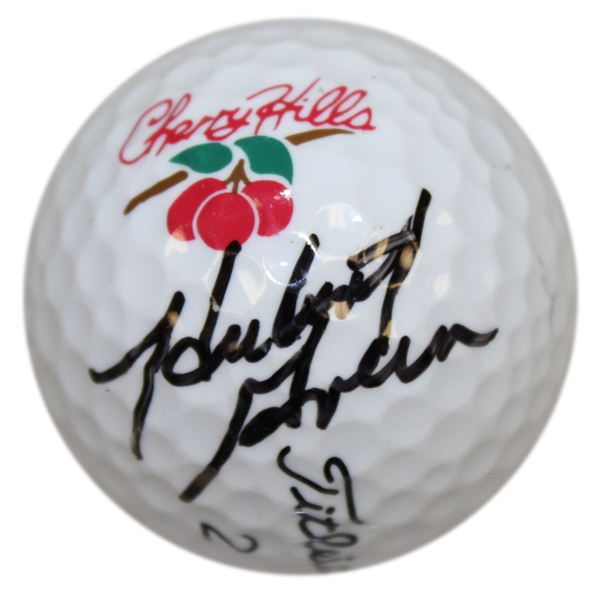 Hubert Green Signed Cherry Hills Logo Golf Ball JSA ALOA 