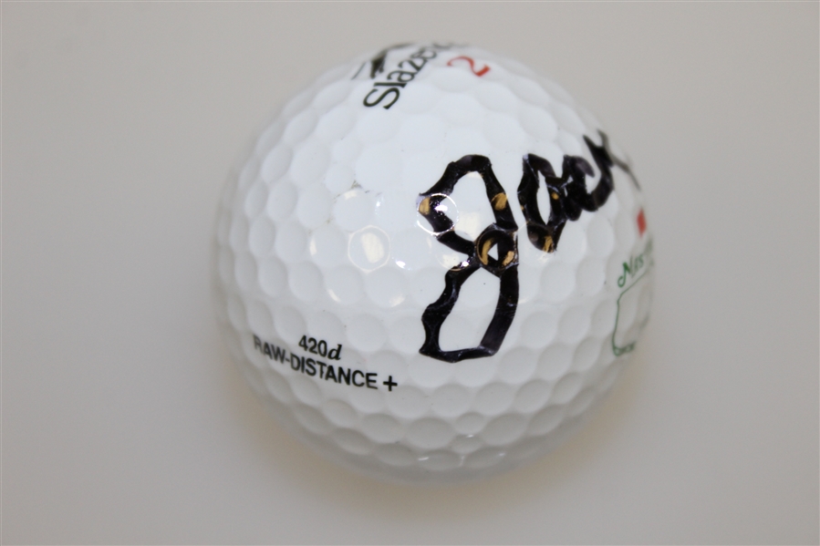 Jack Burke Signed Masters Logo Golf Ball JSA ALOA