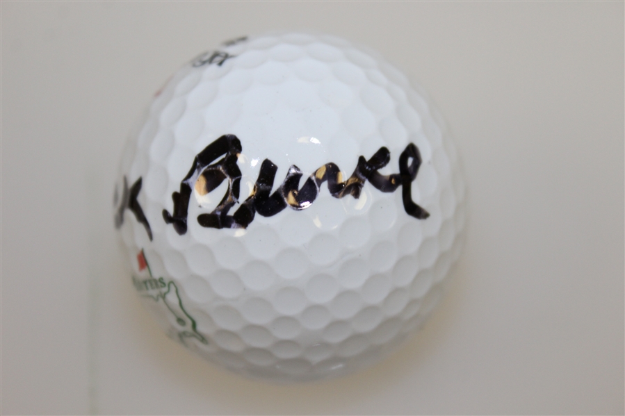 Jack Burke Signed Masters Logo Golf Ball JSA ALOA
