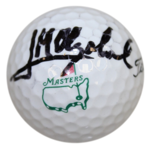 Jose Maria Olazabal Signed Masters Logo Golf Ball JSA ALOA