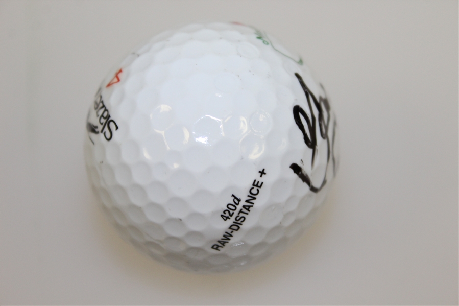 Gay Brewer Signed Masters Logo Golf Ball (Signed Twice) JSA ALOA