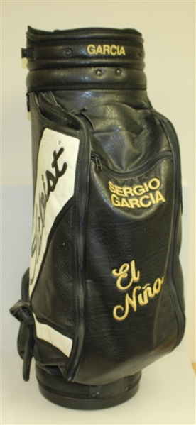 Sergio Garcia Signed Personal Used Titleist 'El Nino' Golf Bag JSA ALOA