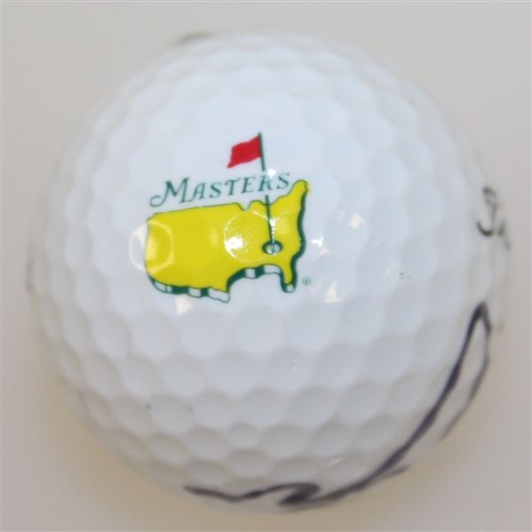 Sergio Garcia Signed Masters Logo Golf Ball Beckett #E62887