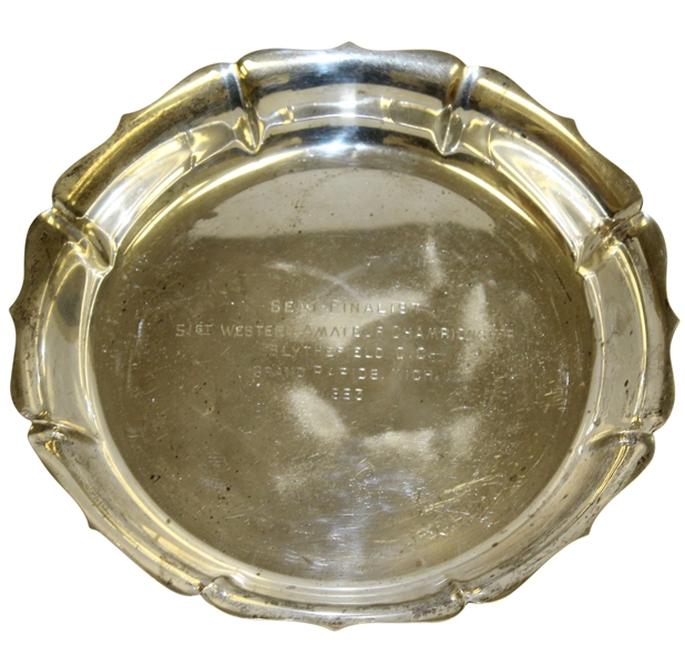 Don Cherry's 1953 Semi-Finalist 51st Western Amateur Championship Sterling Tray