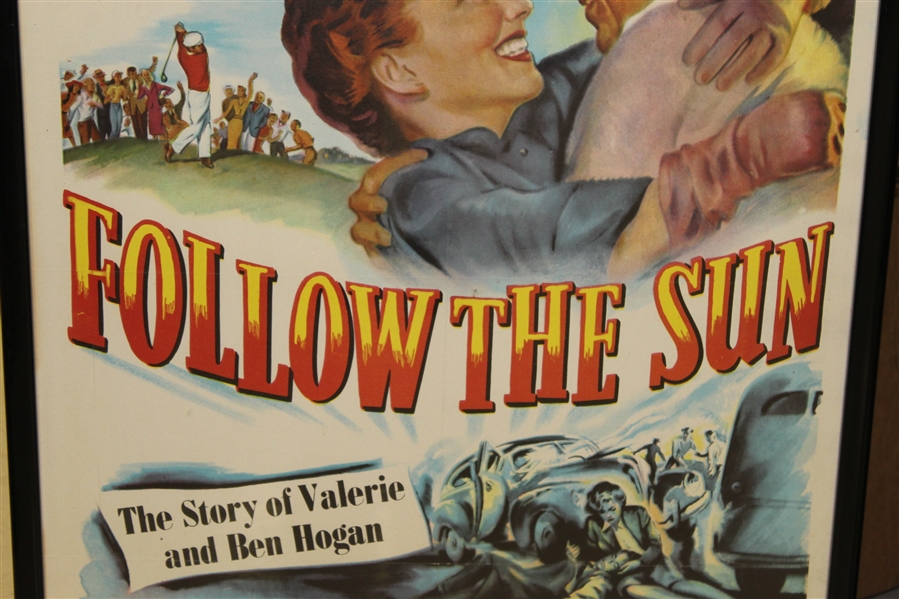 Authentic 'Follow the Sun' Ltd Ed Theatrical Release Movie Litho-Poster Framed