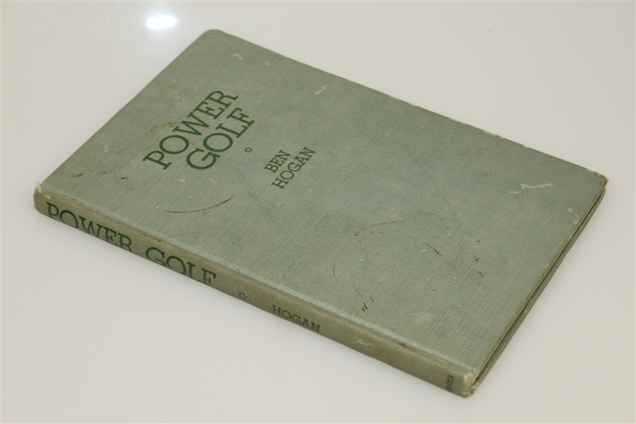 Ben Hogan Signed 1948 1st Edition Book 'Power Golf' JSA ALOA