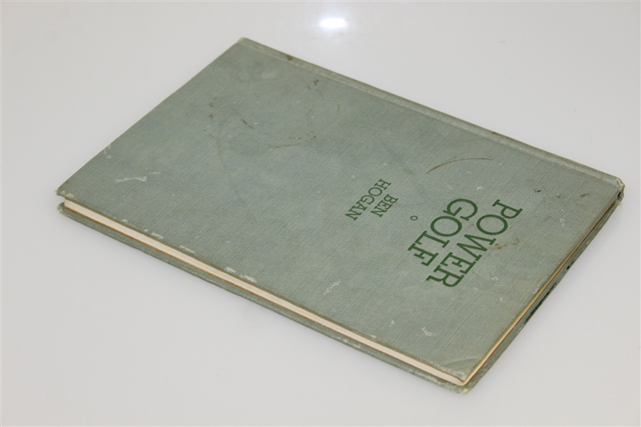 Ben Hogan Signed 1948 1st Edition Book 'Power Golf' JSA ALOA