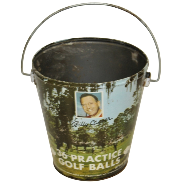 Classic Billy Casper Golf Ball Advertising Bucket - Sportsotron, Inc.