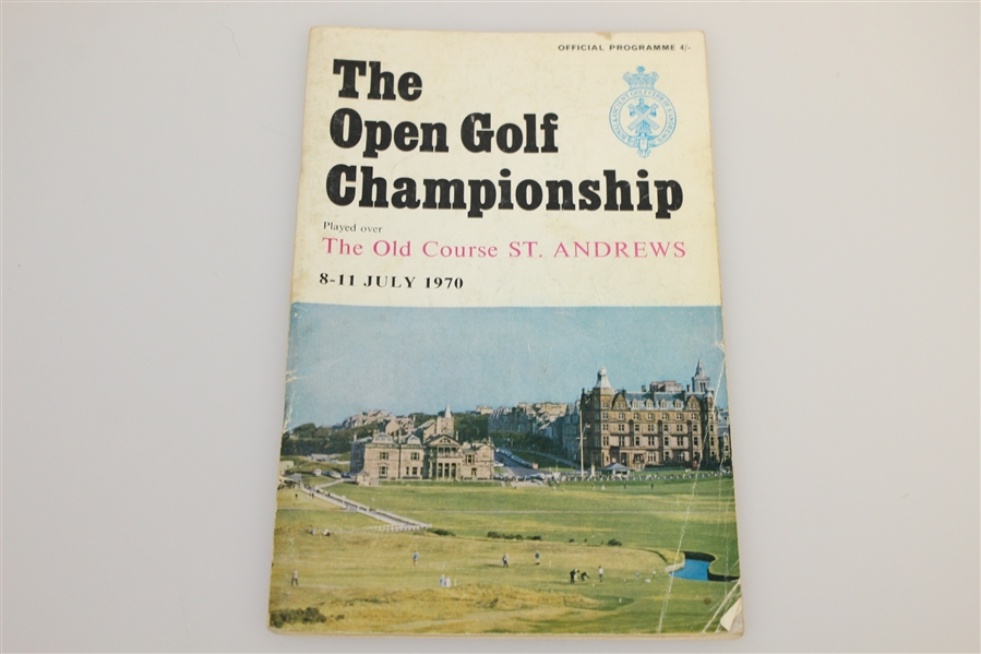 1966, 1970, & 1978 OPEN Championship Programs - Nicklaus Victories